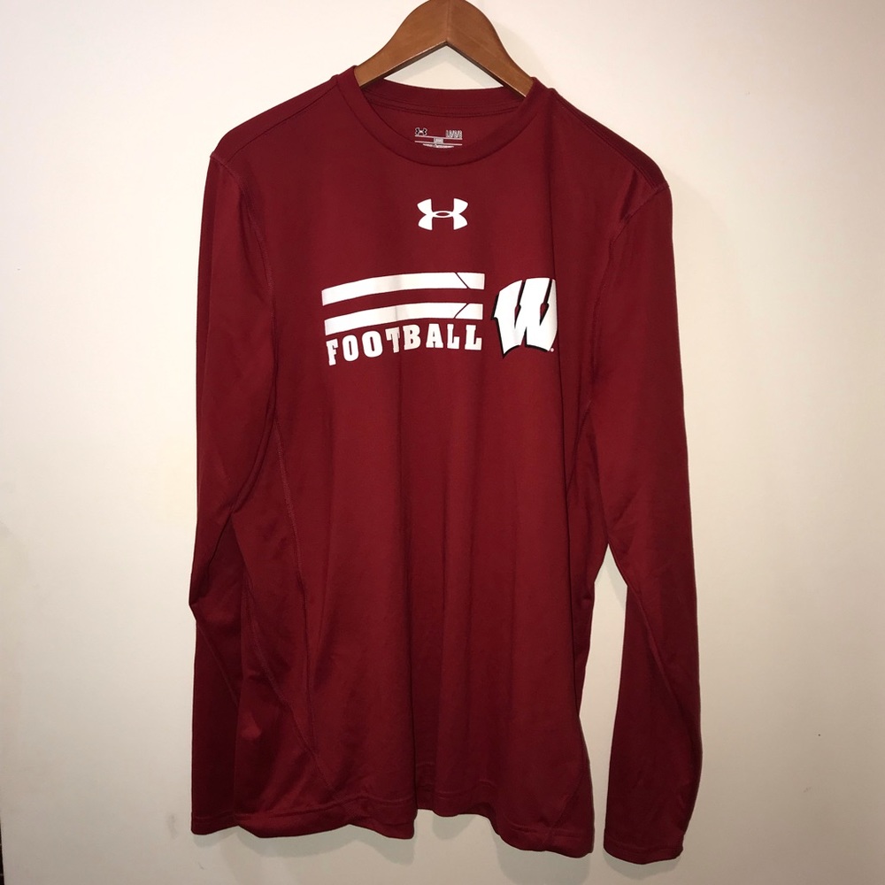 Under Armour Wisconsin Football Long Sleeve